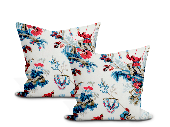 Schumacher Plaisirs De La Chine Pillow Cover