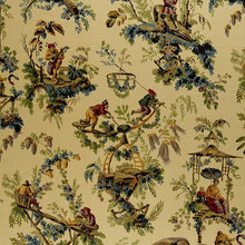 Load image into Gallery viewer, Pair of Custom Made Schumacher Plaisirs De La Chine Pillow Covers - Both Sides