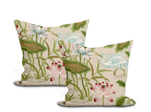 Load image into Gallery viewer, Schumacher Lotus Garden Pillow Cover