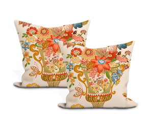 Schumacher Lansdale Bouquet Pillow Cover