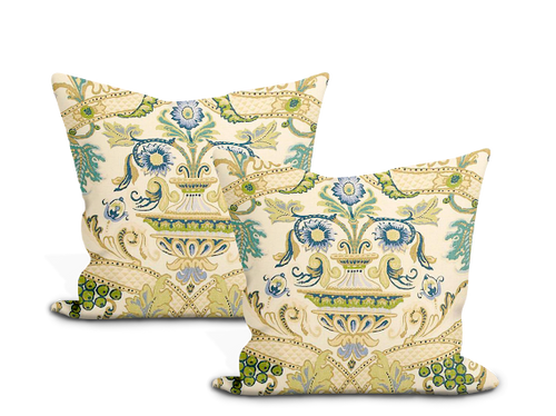 Schumacher Fontenay Vase Pillow Cover