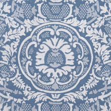 Load image into Gallery viewer, Set of Two Made to Order Thibaut Earl Damask Side Drapery Panels