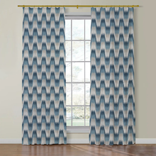 Load image into Gallery viewer, Thibaut STOCKHOLM CHEVRON Side Drapery Panels