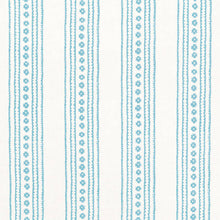 Load image into Gallery viewer, Set of Two Made to Order Thibaut New Haven Stripe Side Drapery Panels