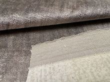 Load image into Gallery viewer, Remnant Fabricut Atelier Velvet Pearl Taupe Abstract Upholstery Fabric
