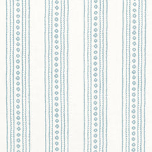 Load image into Gallery viewer, Set of Two Made to Order Thibaut New Haven Stripe Side Drapery Panels