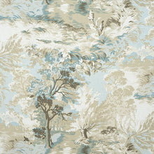 Load image into Gallery viewer, Set of Two Made to Order Thibaut Lincoln Toile Side Drapery Panels