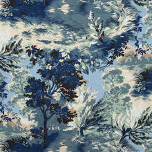 Load image into Gallery viewer, Set of Two Made to Order Thibaut Lincoln Toile Side Drapery Panels