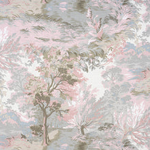 Load image into Gallery viewer, Set of Two Made to Order Thibaut Lincoln Toile Side Drapery Panels