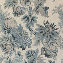Load image into Gallery viewer, Set of Two Made to Order Thibaut Floral Gala Side Drapery Panels