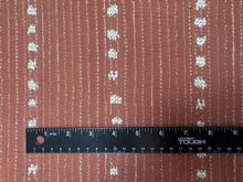 Load image into Gallery viewer, Perennials Rusty Dotty Performance Embroidered Dotted Stripe Water Resistant Upholstery Fabric STA 6205