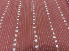 Load image into Gallery viewer, Perennials Rusty Dotty Performance Embroidered Dotted Stripe Water Resistant Upholstery Fabric STA 6205