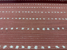 Load image into Gallery viewer, Perennials Rusty Dotty Performance Embroidered Dotted Stripe Water Resistant Upholstery Fabric STA 6205