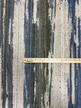 Load image into Gallery viewer, Pollack Studio Painted Velvet Cape Cod Luxury Artistic Vertical Brushstroke Stripe Design Heavy Fabric STA 6400
