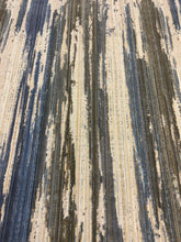 Load image into Gallery viewer, Pollack Studio Painted Velvet Cape Cod Luxury Artistic Vertical Brushstroke Stripe Design Heavy Fabric STA 6400