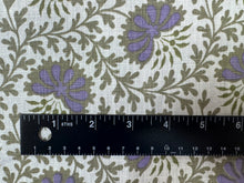 Load image into Gallery viewer, Sister Parish Handprint Verbena Willow Parma Botanical Floral In Lavender Sage Green Linen Home Decor Fabric