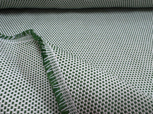 Load image into Gallery viewer, Cowtan &amp; Tout Manuel Canovas Lipari Pomme Basketweave Vibrant Kelly Green And White Reversible Woven Upholstery Fabric