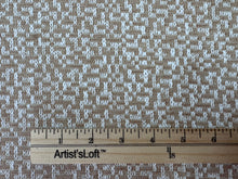 Load image into Gallery viewer, Brentano Nirvana Pineapple Smoothie Chenille Woven Beige White Small Scale Geometric Tri-sisant Upholstery Fabric