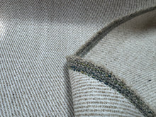 Load image into Gallery viewer, Remnant Schumacher Everett Performance Twill Dove Beige White Water Resistant Upholstery Fabric