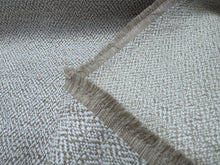 Load image into Gallery viewer, Heavy-Duty Modern Ivory Beige Textured Knobby MCM Tweed Woven Upholstery Fabric