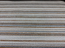 Load image into Gallery viewer, Pollack Austin Pony Chenille Boucle Yarns Weave Dynamic Multi Colored Stripe High Performance Woven Fabric