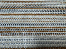 Load image into Gallery viewer, Pollack Austin Pony Chenille Boucle Yarns Weave Dynamic Multi Colored Stripe High Performance Woven Fabric