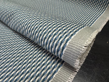Load image into Gallery viewer, Pierre Frey Honolulu Cyclades Design Contemporary Blue Green Grey White Jacquard Indoor Outdoor Upholstery Fabric