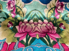 Load image into Gallery viewer, Osborne &amp; Little Stunning Made in Italy Palazzo Torcello Raspberry/Peacock/Mint Velvet Fabric STA 6406