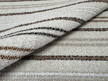 Load image into Gallery viewer, Misia Paris Balagna  Carbone High Performance Texture Stripe Design Outdoor/ Indoor Upholstery Fabric STA 6424