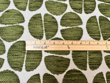 Load image into Gallery viewer, Pierre Frey Petites Noix Outdoor Cactus Mossy Green Split Circle Nut Pattern Performance Woven Upholstery Fabric STA 6433