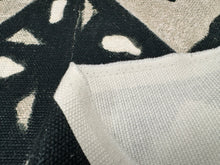 Load image into Gallery viewer, Pierre Frey Alatao Black  Neutral/Beige Large Geometric Africa Block Print Cotton Fabric STA 6449