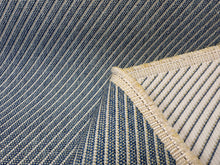 Load image into Gallery viewer, Brentano 4366-07 Sequence Bright Bluestone Diagonal Stripe Water Stain Resistant Durable Woven Upholstery Fabric STA 6257