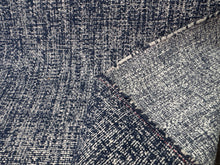 Load image into Gallery viewer, Kravet Couture Seadrift Marine Riviera Collection High Performance Blue White Textured Woven Chenille Abstract Upholstery Fabric