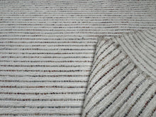 Load image into Gallery viewer, Kravet Smart  Performance- Grade Indoor Outdoor Durable Chenille Texture Beige Red Blue Stripe Style Upholstery Fabric