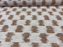 Load image into Gallery viewer, Candor Mellow Gold Yellow Chenille Ikat Design Water Stain Resistant Luxurious Jacquard Texture Upholstery Fabric