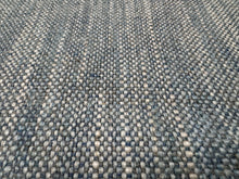 Load image into Gallery viewer, Kravet Design Performance Crypton Home Mid-Century Modern Denim Blue Grey Tweed Water Stain Resistant Woven Reversible Fabric