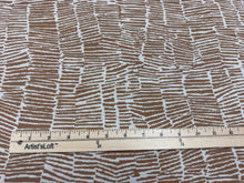 Load image into Gallery viewer, Perennials Bramblewood Paper Bag Beige Tan All Over Abstract Dashed Line Revisable Luxury Performance Upholstery Fabric