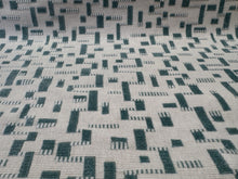 Load image into Gallery viewer, Pierre Frey Dima Celadon  Light Sophisticated Green /Aqua Tone Luminous Graphic Velvet Mixes Looped Cut Piles Geometric Pattern Luxury Performance Woven Fabric