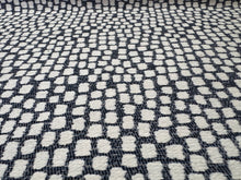 Load image into Gallery viewer, Kravet Step Above Blue White Indoor Outdoor Chenille Textured Small Scale Geometric Pattern Heavy Duty Upholstery Fabric