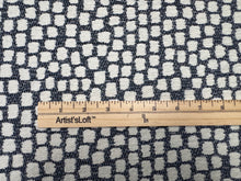 Load image into Gallery viewer, Kravet Step Above Blue White Indoor Outdoor Chenille Textured Small Scale Geometric Pattern Heavy Duty Upholstery Fabric