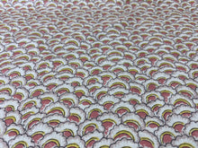 Load image into Gallery viewer, Casa Branca Palampore Petal Salmon &amp; Roman Pink Yellow
Ancient Tree Of Life Motif 
Linen Printed Fabric