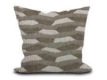 Load image into Gallery viewer, Kravet Design Escala Lz30400-06 Lizzo Indoor/Outdoor Taupe Beige White Geometric Pillow Cover