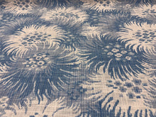 Load image into Gallery viewer, Sister Parish Bimini Summer Blue Reversible Tropical Floral Jacquard Weave Performance Upholstery Fabric