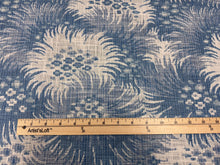 Load image into Gallery viewer, Sister Parish Bimini Summer Blue Reversible Tropical Floral Jacquard Weave Performance Upholstery Fabric