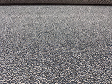 Load image into Gallery viewer, Pierre Frey Braquenié Cerilly Pastel Sea Foam Aqua Small Scale Scalloped Jacquard Weave Upholstery Fabric