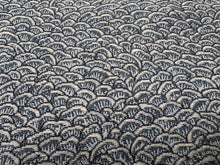 Load image into Gallery viewer, Pierre Frey Braquenié Cerilly Pastel Sea Foam Aqua Small Scale Scalloped Jacquard Weave Upholstery Fabric