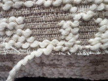 Load image into Gallery viewer, Contemporary Texture Cut Boucle Yards Off White Beige Stain Resistant Heavy Durable Woven Upholstery Fabric