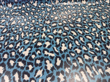 Load image into Gallery viewer, Kravet Design Diane von Furstenberg Spotted Cat Capri Blue White
Laminated Surface Water Stain Repellent Fabric