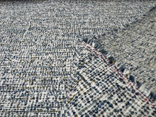 Load image into Gallery viewer, Lahti Od Seaqual Inside Out-315 Oasis Green Blue White Water Stain Resistant Woven Upholstery Fabric STA 6333