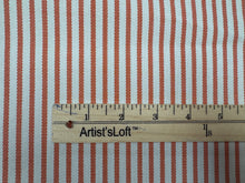 Load image into Gallery viewer, Perennials Jake Stripe Mandarin Sunset Orange Luxury Performance Indoor Outdoor Upholstery Fabric STA 6344